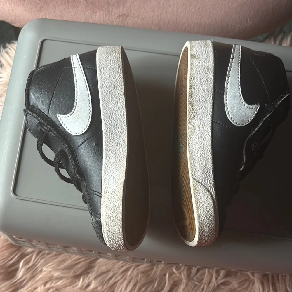 Nike Black and White Sneakers Iconic Dunk Design